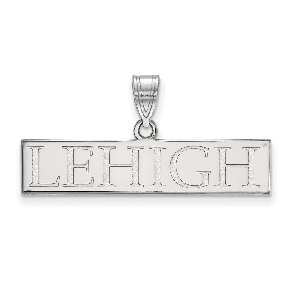 Sterlingsilber Rhodiniert Logoart Lehigh University Groß Stab Anhänger