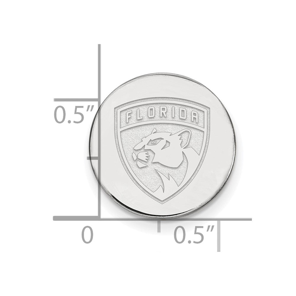 Sterlingsilber Rhodiniert Nhl Logoart Florida Panthers Anstecknadel