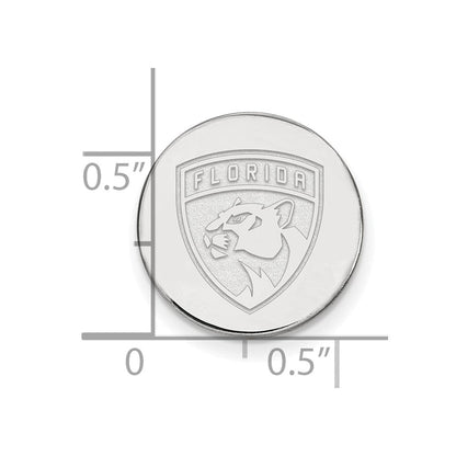 Sterlingsilber Rhodiniert Nhl Logoart Florida Panthers Anstecknadel
