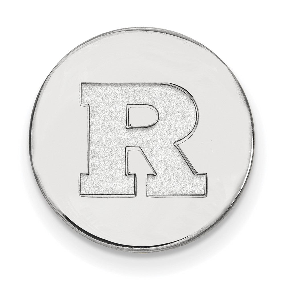 Sterlingsilber Rhodiniert Logoart Rutgers University Anstecknadel