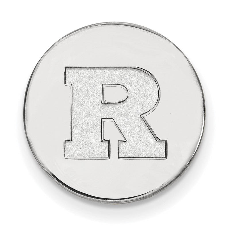 Sterlingsilber Rhodiniert Logoart Rutgers University Anstecknadel