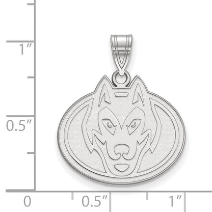 Sterlingsilber Rhodiniert Logoart St. Cloud State University Husky Groß Anhänger