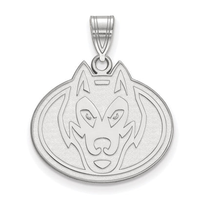 Sterlingsilber Rhodiniert Logoart St. Cloud State University Husky Groß Anhänger