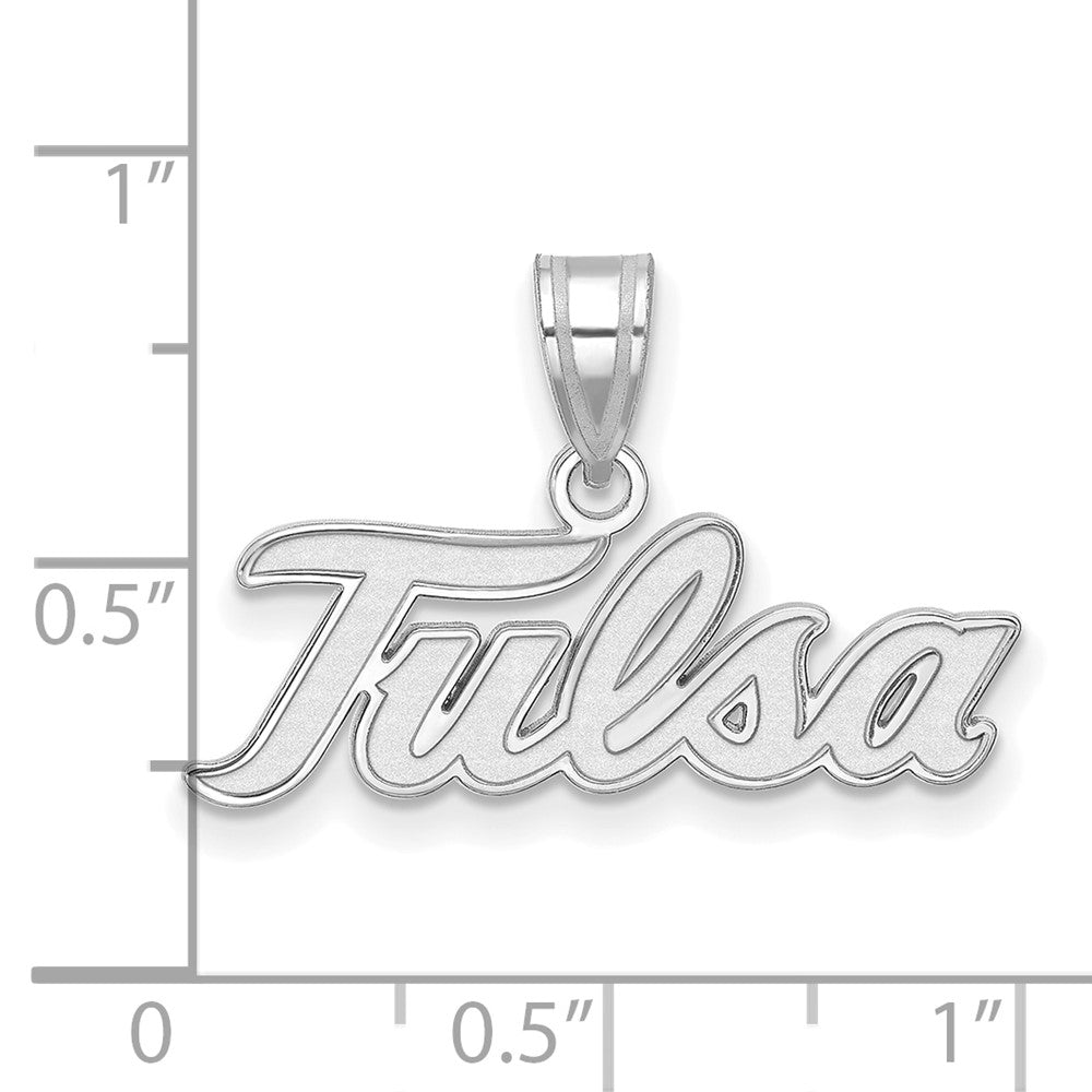Sterlingsilber Rhodiniert Logoart University Of Tulsa T U Groß Anhänger