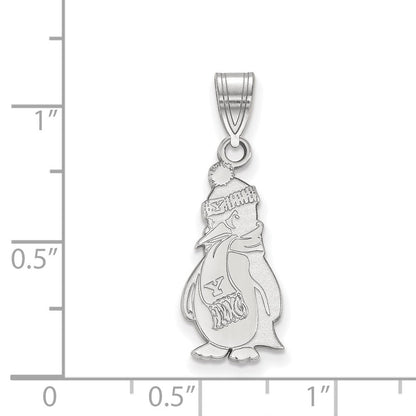 14K Weißgold Logoart Youngstown State University Pinguin Groß Anhänger