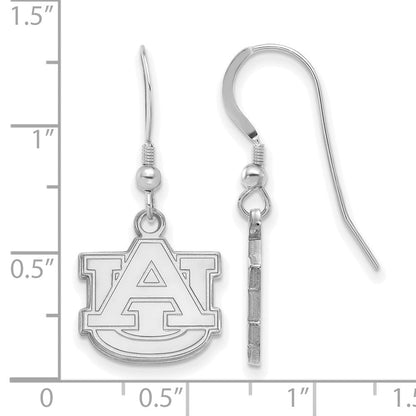 Sterlingsilber Rhodiniert Logoart Auburn University A U Klein Hängend Draht Ohrringe