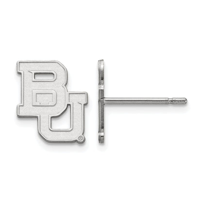 Sterlingsilber Rhodiniert Logoart Baylor University Bears Extra Klein Ohrstecker