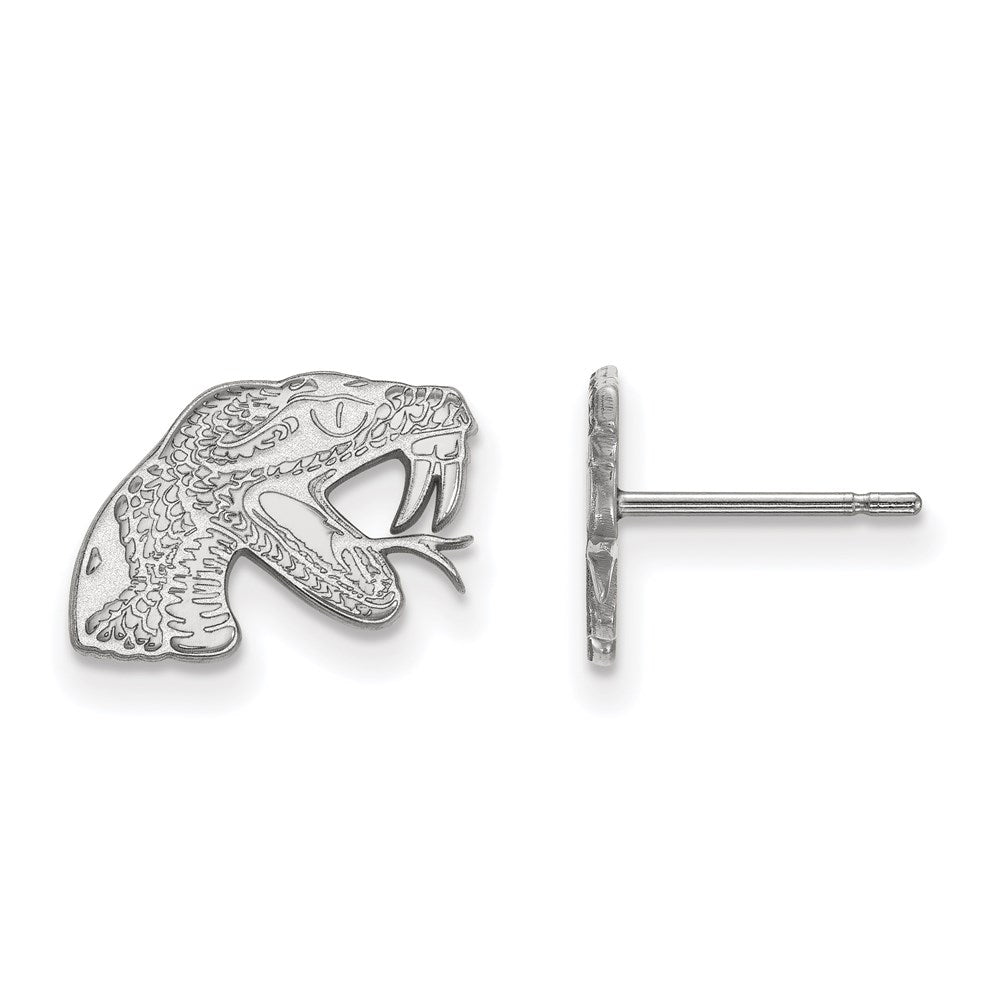 Sterlingsilber Rhodiniert Logoart Florida A und M University Rattler Extra Klein Ohrstecker