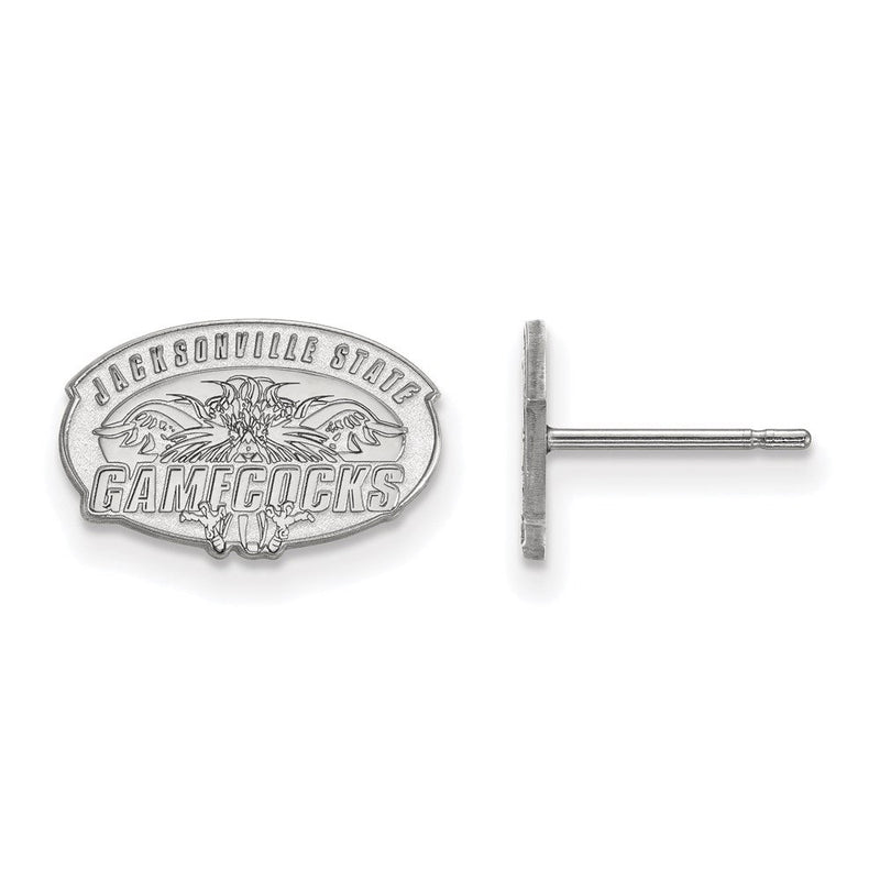 Sterlingsilber Rhodiniert Logoart Jacksonville State University Extra Klein Ohrstecker