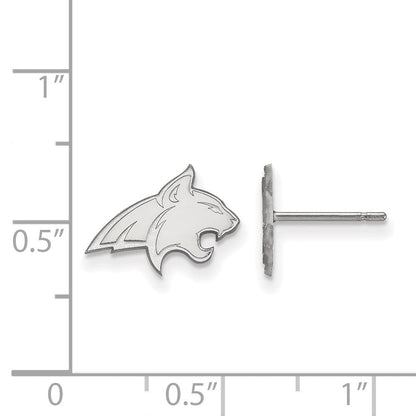 Sterlingsilber Rhodiniert Logoart Montana State University Bobcat Extra Klein Ohrstecker