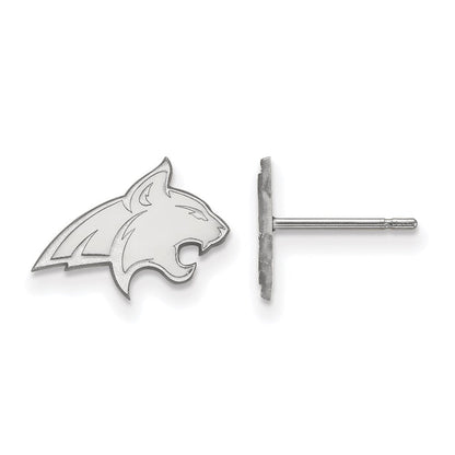 Sterlingsilber Rhodiniert Logoart Montana State University Bobcat Extra Klein Ohrstecker