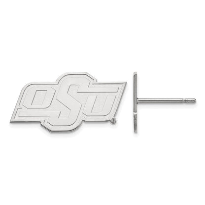 Sterlingsilber Rhodiniert Logoart Oklahoma State University O S U Extra Klein Ohrstecker