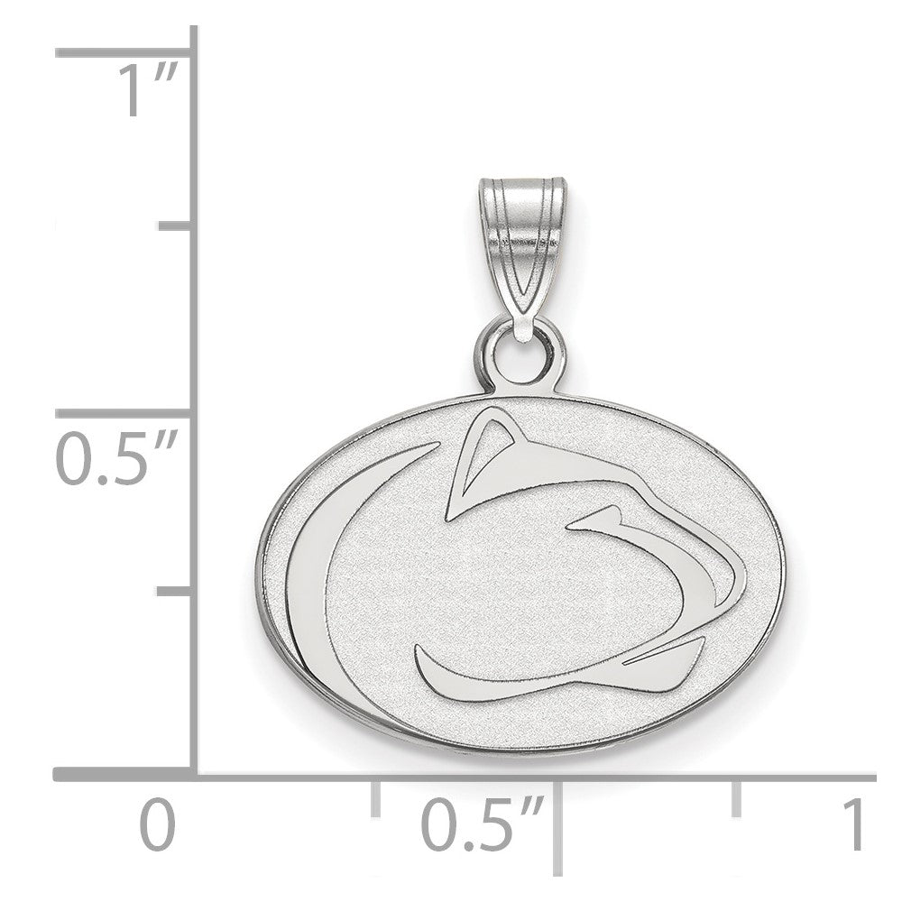 Sterlingsilber Rhodiniert Logoart Penn State University Löwe Klein Anhänger