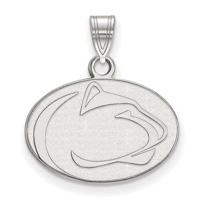 10K Weißgold Logoart Penn State University Löwe Klein Anhänger