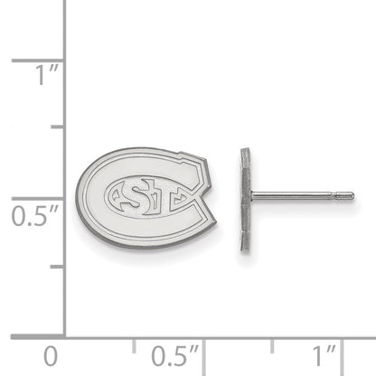 Sterlingsilber Rhodiniert Logoart St. Cloud State University Extra Klein Ohrstecker