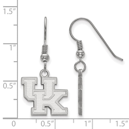 Sterlingsilber Rhodiniert Logoart University Of Kentucky U K Klein Hängend Draht Ohrringe