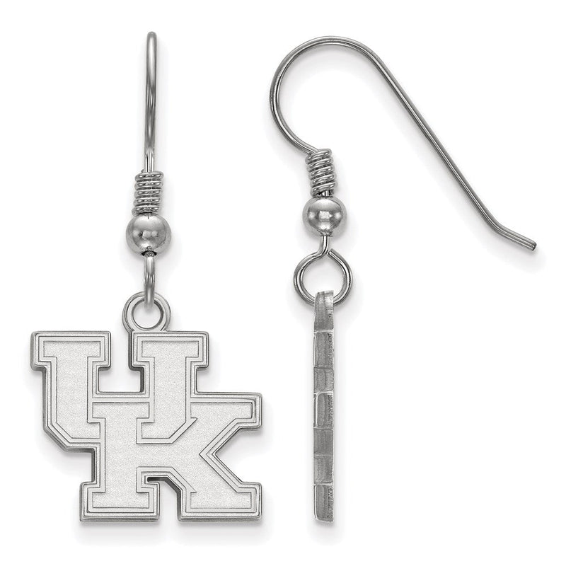 Sterlingsilber Rhodiniert Logoart University Of Kentucky U K Klein Hängend Draht Ohrringe