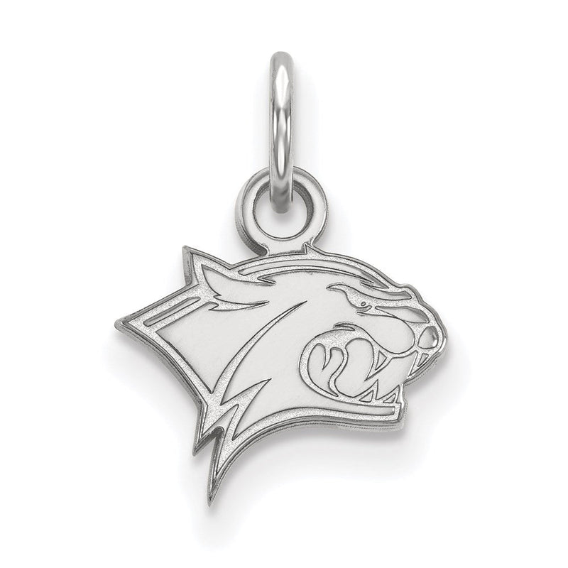 Sterlingsilber Rhodiniert Logoart University Of New Hampshire Wildkatze Extra Klein Anhänger