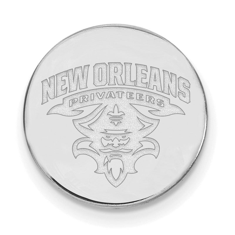 Sterlingsilber Rhodiniert Logoart University Of New Orleans Anstecknadel