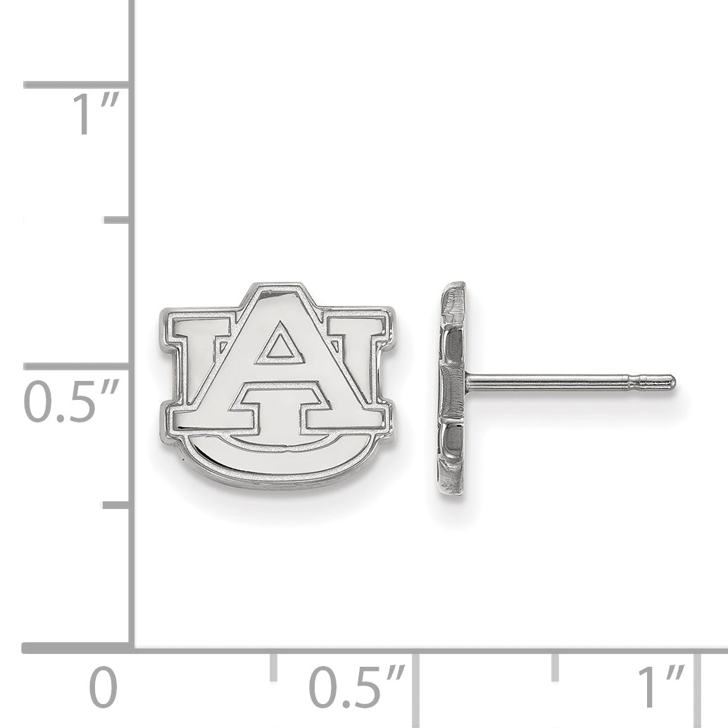 Sterlingsilber Rhodiniert Logoart Auburn University A U Extra Klein Ohrstecker