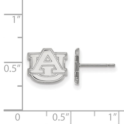 10K Weißgold Logoart Auburn University A U Extra Klein Ohrstecker