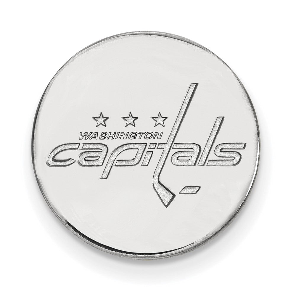 14K Weißgold Nhl Logoart Washington Capitals Anstecknadel