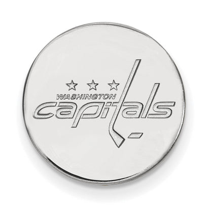 14K Weißgold Nhl Logoart Washington Capitals Anstecknadel
