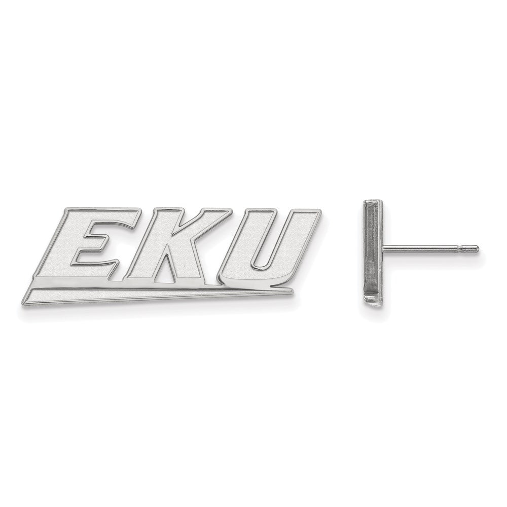 Sterlingsilber Rhodiniert Logoart Eastern Kentucky University E K U Klein Ohrstecker