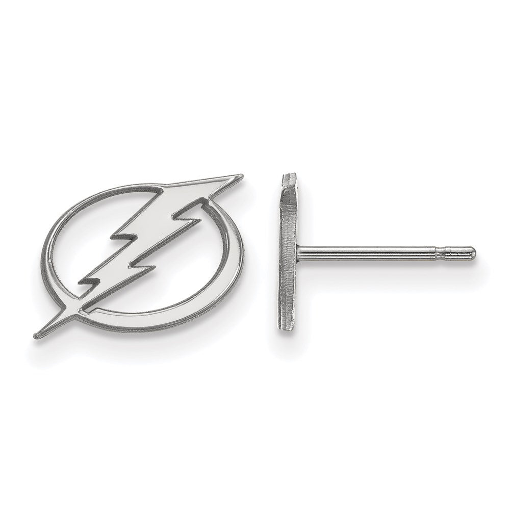 Sterlingsilber Rhodiniert Nhl Logoart Tampa Bay Blitz Extra Klein Ohrstecker