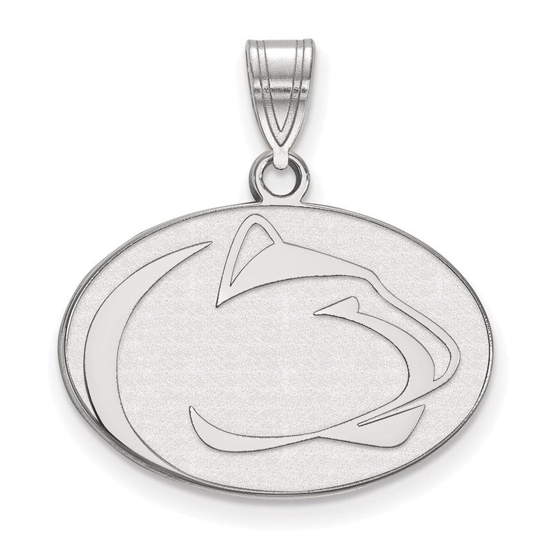 10K Weißgold Logoart Penn State University Löwe Mittel Anhänger