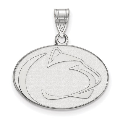 Sterlingsilber Rhodiniert Logoart Penn State University Löwe Mittel Anhänger