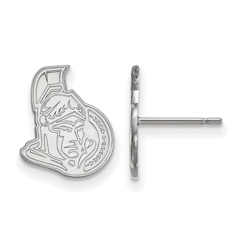 Sterlingsilber Rhodiniert Nhl Logoart Ottawa Senators Klein Ohrstecker