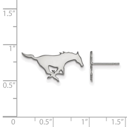 Sterlingsilber Rhodiniert Logoart Southern Methodist University Mustang Klein Ohrstecker