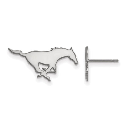 Sterlingsilber Rhodiniert Logoart Southern Methodist University Mustang Klein Ohrstecker
