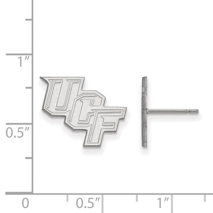 10K Weißgold Logoart University Of Central Florida U C F Klein Ohrstecker