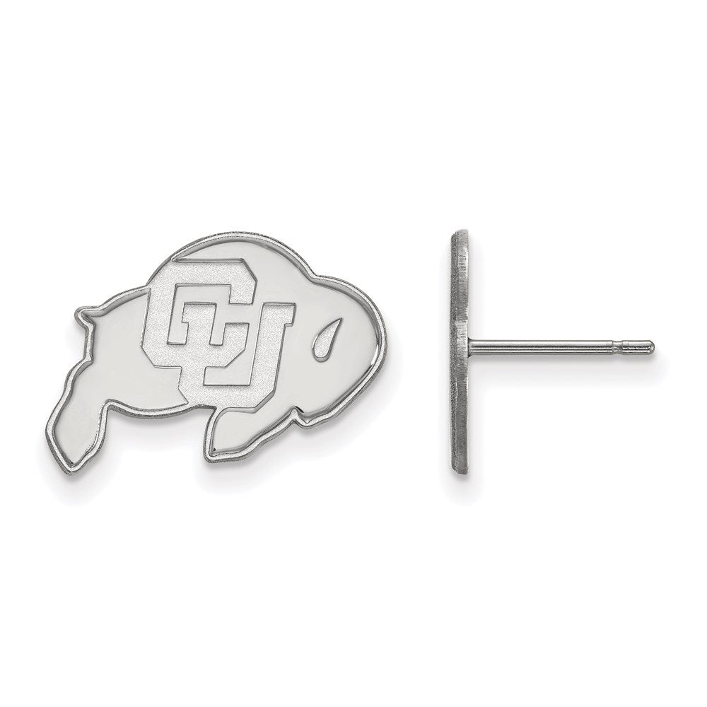 Sterlingsilber Rhodiniert Logoart University Of Colorado Buffalo Klein Ohrstecker