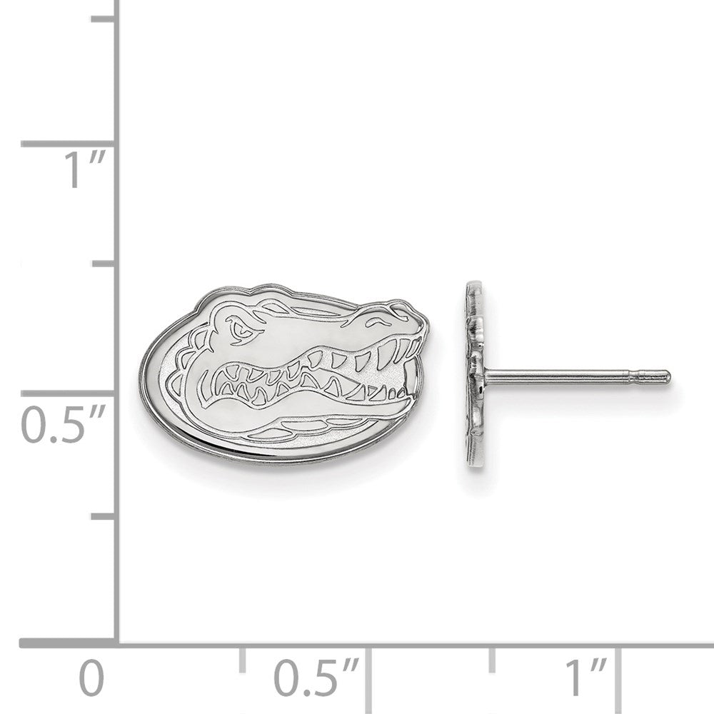 Sterlingsilber Rhodiniert Logoart University Of Florida Gator Extra Klein Ohrstecker