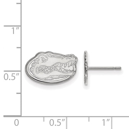 Sterlingsilber Rhodiniert Logoart University Of Florida Gator Extra Klein Ohrstecker