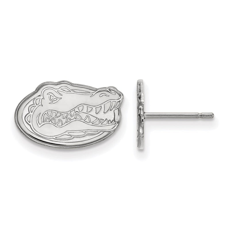 Sterlingsilber Rhodiniert Logoart University Of Florida Gator Extra Klein Ohrstecker