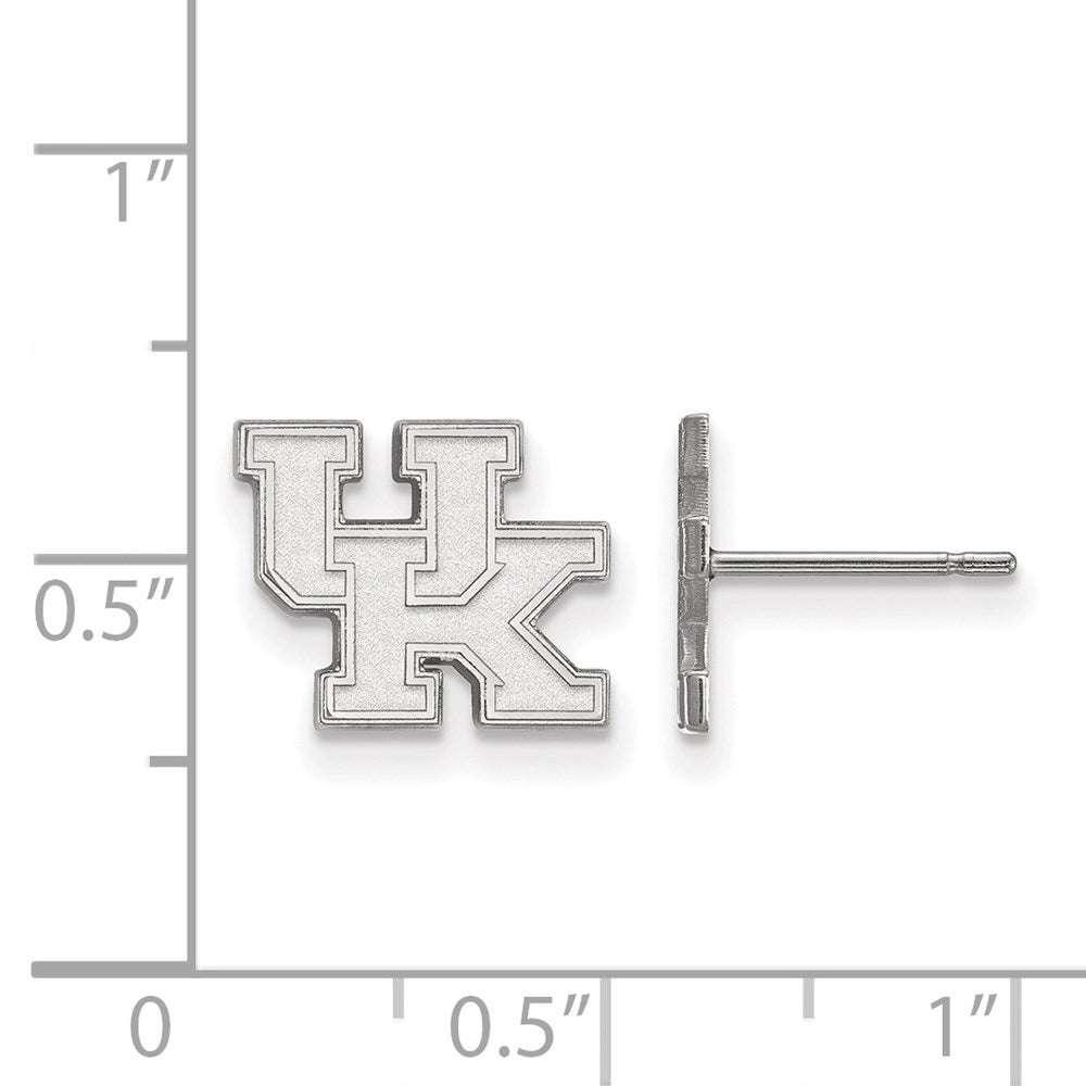 10K Weißgold Logoart University Of Kentucky U K Extra Klein Ohrstecker