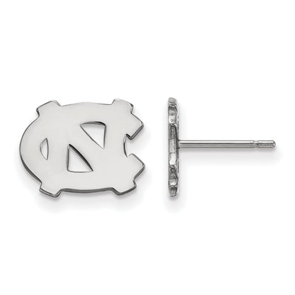 10K Weißgold Logoart University Of North Carolina N C Extra Klein Ohrstecker