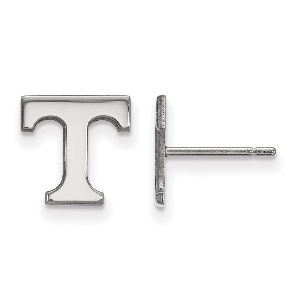 Sterlingsilber Rhodiniert Logoart University Of Tennessee Buchstabe T Extra Klein Ohrstecker