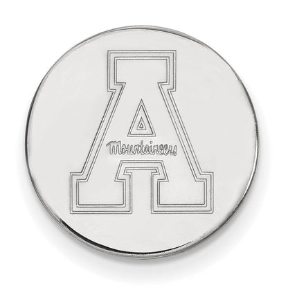 Sterlingsilber Rhodiniert Logoart Appalachian State University Anstecknadel