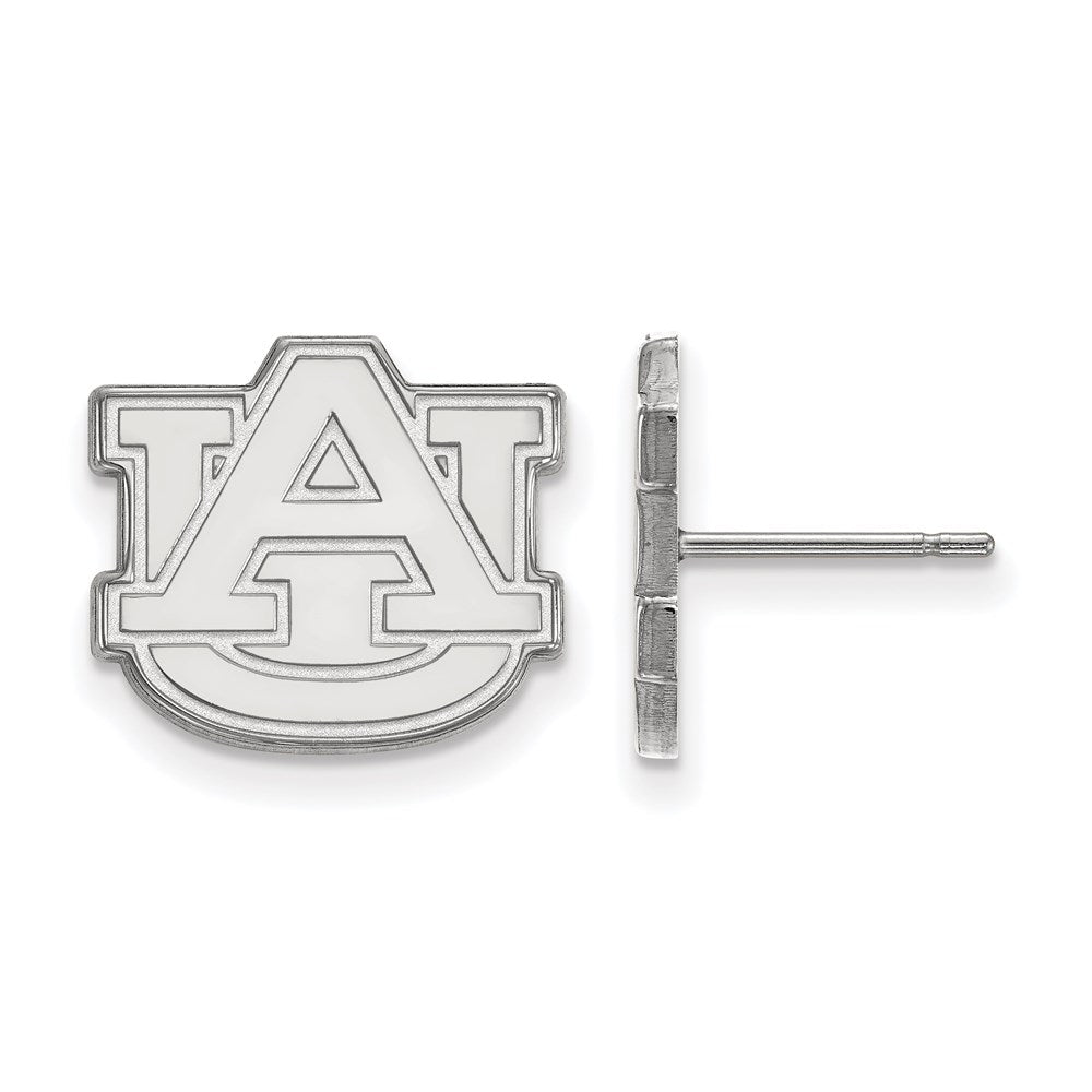 Sterlingsilber Rhodiniert Logoart Auburn University A U Klein Ohrstecker