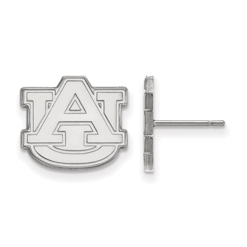 Sterlingsilber Rhodiniert Logoart Auburn University A U Klein Ohrstecker