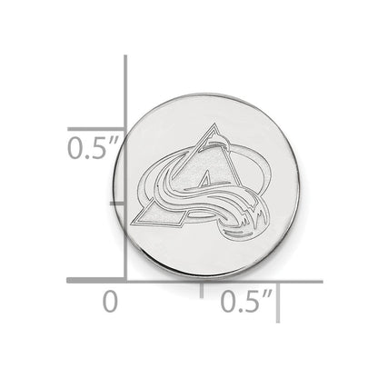 14K Weißgold Nhl Logoart Colorado Avalanche Anstecknadel