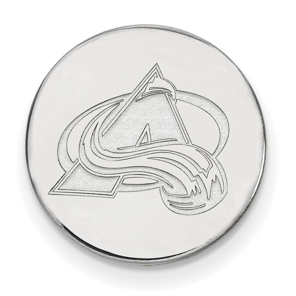 14K Weißgold Nhl Logoart Colorado Avalanche Anstecknadel