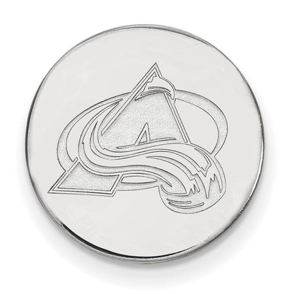 14K Weißgold Nhl Logoart Colorado Avalanche Anstecknadel
