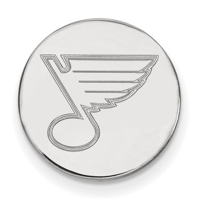 14K Weißgold Nhl Logoart St. Louis Blues Anstecknadel