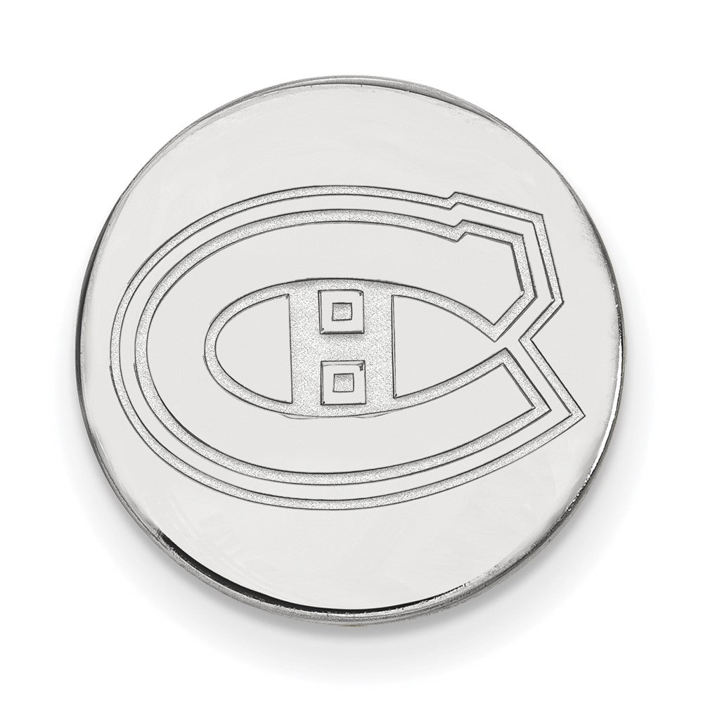 14K Weißgold Nhl Logoart Montreal Canadiens Anstecknadel